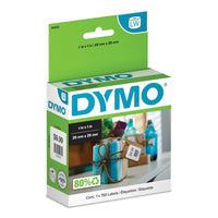 Dymo LW Label Writer Self-Adhesive Multi-Purpose Labels, 1" x 1", White, 750 Labels-Dymo Paper labels utilize direct thermal print technology providing clear, laser-like quality with a permanent adhesive