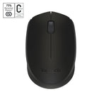 Logitech M170 2.4 GHz Wireless Mouse with USB Mini Receiver - Black-Advanced 2.4Ghz wireless technology that works even 10m / 33ft away
