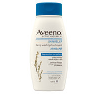 Aveeno Skin Relief Body Wash - Dry and Sensitive Skin - 532ml - Unscented-Body Wash