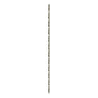 Azar Displays 28.5" x.5" 12 Station Metal Display Strip with Tie Strip, 10 Pack (800228)-Great for displaying products securely to the existing display