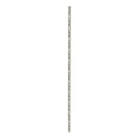 Azar Displays 28.5" x.5" 12 Station Metal Display Strip with Tie Strip, 10 Pack (800228)-Great for displaying products securely to the existing display