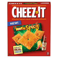 Cheez-It Crackers - Hot & Spicy - 200g-Bite-sized snack crackers with iconic big cheese flavour & a crisp bite