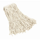 Rubbermaid Commercial Cotton Cut-End Wet Mop Head - 20 oz Medium - 1" Headband-Economical, large, cut end cotton mop head for general purpose mopping