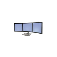 Ergotron DS100 Triple-Monitor Desk Stand, Black-Black