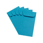 JAM Paper #6 Coin Envelopes, 3 3/8 x 6, Brite Hue Blue Recycled, 500 Pack-#6 Coin (3.375 x 6 inches)