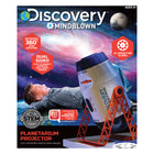 Discovery Mindblown Toy Space and Planetarium Projector-Two projector modes: stationary and moving: the projector is double sided and features two different modes: stationary and moving! The moving side features two layered translucent domes that rotate slowly, projecting moving stars onto any surface for a truly immersive celestial experience! For best viewing results, use the projector in a dark room.