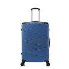 TOSCANO INTRECCIARE 20" Hardside Carry On Luggage - Blue-Designed in Italy