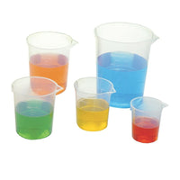 Learning Advantage Economy Beaker Set, 3 Pack (CTU7653)-Age group and grade: Ages 6 - 13 years and grades 1st - 8th