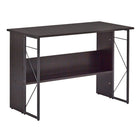 Safco SOHO Computer Desk - Black-Textured laminate top and sides