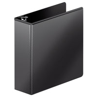 Wilson Jones Customizer Professional Single Touch 3" 3-Ring Round Ring Binder - Black-Open and close rings with a single touch, no more pinched fingers