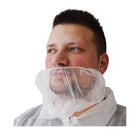 Globe Beard Net - Poly White - 10 Packs of 100-White high quality non-woven polypropylene