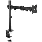 StarTech Desk-Mount Monitor Arm, Articulating, Heavy Duty Steel (ARMPIVOTB)-Desk-mount monitor arm supports displays up to 27" in size and 17.6 lb in weight