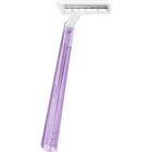 BIC Twin Select Women's Silky Touch Shavers, Assorted Colours, 10 Pack-Women's razors for shaving with two blades for a smooth shave on any budget, plus each shaver has a slim head for hard to reach areas and long, tapered handle for added confidence and control while shaving