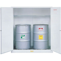 Justrite Hazardous Waste Safety Cabinets, 34" x 34" x 65", 406Lb-For temporary on-site accumulation and storage of waste liquids.