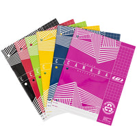 Louis Garneau Canada Quad Notebook - 40 Pages - Assorted-Laminated cover