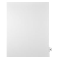 Mark Maker Legal Tabs - Letter Size - White - 1/15th cut - 25 tabs per package - 5 packages Pack - Number 179-White Single Tabs