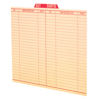 Guides de sortie verticaux en carton Pendaflex, couleur chamois, format lettre, 17 pt d’épaisseur, bilingues, paquet de 100-Lorsque les chemises sont retirées d’un classeur, un guide de sortie vient les remplacer.