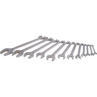 Gray Tools 12 Piece Metric Open End, Mirror Chrome Wrench Set, 6mm X 7mm-27mm X 32mm-Contains Sizes: 8 X 9mm, 10 X 11mm, 12 X 13mm, 14 X 15mm, 16 X 17mm, 18 X 19mm, 20 X 21mm, 21 X 22mm, 24 X 27mm, 25 X 28mm, 27 X 32mm.