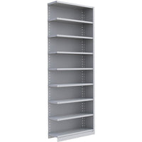 Metalware RK410 Boltless Shelving Unit, 9-Shelves, 36" x 24" x 100", Light Grey-Adjustable shelving system that provides high strength, yet economical storage capacity for your needs