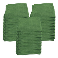 Johnny Vac Multi-Purpose Microfiber Cloth - Green - 25 Pack (JS1616GN25)-For Multi-Purposes
