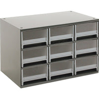 Modular Parts Cabinets, Cabinet, Drawer Dimension W" X D" X H", 5 3/16 X 10 9/16 X 3 1/16-No. of Drawers - 9
