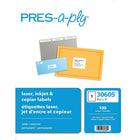 Avery Full Sheet Laser Label, 8.5"x11", 100 Pack-PRES-a-ply white laser labels