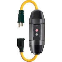 Lind Equipment In-Line GFCI Cord Sets-Rainproof rated with booted test and reset buttons