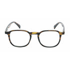 SAV Eyewear Total Flex Lennon Blue Light Glasses - + 2.50 - Brown Demi-Blue light filtering lenses: reduce digital eyestrain, promote better sleep, and reduce chances of AMD (age related macular degeneration)