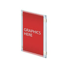 Azar Displays Adhesive-Back Nameplate, 6" x 8", 10 Pack (199627)-Made from Styrolux/PVC