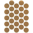 St. James Imprintable Seals, 1-3/4" (4.5cm) Diameter, Metallic Gold, 200 Pack-Excellent choice to showcase a corporate seal, embossing die or printed message