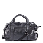 Valentino Duffle Bag in PU, Black-Italian PU