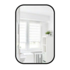 Umbra Hub Mirror Rectangle 24" x 36" - Black-If you're living in a smaller space Hub can trick the eye into making it appear larger, making light bounce around the room