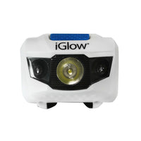 iGlow 1+2 LED Head Light - 2 Pack-Head pivots 90 degrees vertically to illuminate desired area