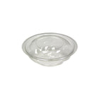 Polyethylene Swirl Bowl with Swirl Lid, 18 oz., 300 Pack-Clear