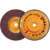 Walter Surface Technologies Enduro-Flex Flap Disc, 5" x 5/8"-11, Type 27, 80 Grit, Zirconia Alumina - 4 Pack-Abrasive Material: Zirconia Alumina