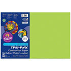Papier de construction Pacon Tru-Ray, 12" x 18", citron vert brillant, 250 feuilles-Papier au sulfite épais de 76 lb, 100 % teint en cuve avec des fibres plus longues et plus résistantes.
