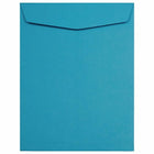 JAM Paper 10" x 13" Open End Catalog Coloured Envelopes - Blue Recycled - 10 Pack -Colour: Blue Open End Catalog Envelopes