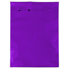 JAM Paper Foil Envelopes with Self Adhesive Closure, 10 x 13, Open End, Purple, 25 Pack (1323295)-Material: foil