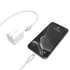 Adam Elements OMNIA X3 30W USB-C Power Adapter, White-Travel-friendly with foldable pins