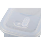 Minimal Boîte à bento en silicone- Dégager - 900ml - Ensemble de 2-Résistant à la chaleur et au gel