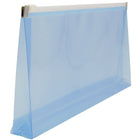 JAM Paper #10 Plastic Envelopes with Zip Closure, 5 x 10, Blue Poly, 12 Pack (921Z1bu)-Size: 4-3/4" x 9-1/2"