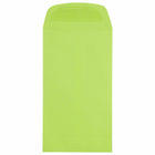 JAM Paper #6 Coin Business Coloured Envelopes - 3.375" x 6" - Ultra Lime Green - 50 Pack-Size: #6 Coin (3.375 x 6 inches)