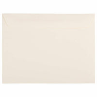 JAM Paper Booklet Strathmore Envelopes - 9" x 12" - Ivory Wove - 500 Pack -Colour: Ivory Wove