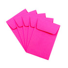 JAM Paper #1 Coin Envelopes, 2 1/4 x 3 1/2, Fuchsia Pink Recycled, 100 Pack-Gum