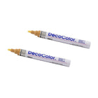 Marvy Uchida Broad-Point Opaque Paint Markers - Rose Wood - 2 Pack-Marker Tip: Broad Point