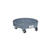 Zenith Safety Leak Containment Drum Dollies, 24.25" Dia. x 7.625" H, 1.5 Us Gal. Spill Cap.-Dimensions 24.25" dia. X 7.625" H