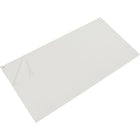 Zenith Safety Clean Room Mat, 1.57 Mils Thick, 3-3/4' L x 1-1/2' W, White - 2 Pack-Backing Thickness 1.57 mils