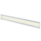 Azar Displays – Porte-étiquette en C avec revers adhésif, plastique transparent, 1,5 x 11 po, 10/paquet (199606)-Idéal pour le bureau, l’école, l’entreprise et bien plus encore