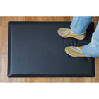 Rocelco 46" Deluxe Adjustable Sit/Stand Keyboard Desk Riser with Anti Fatigue Mat - Black-DADR46 has an extra-wide 46” surface 