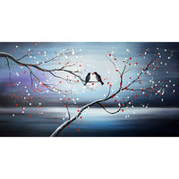 Design Art Together Forever Birds Canvas Art Print, 40" x 20, (PT1168-40-20)-Print